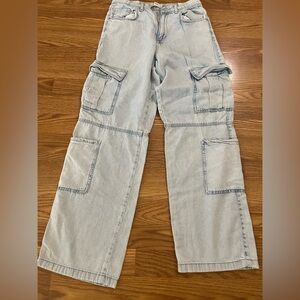 Cargo Women's Light Gray Relaxed Jeans